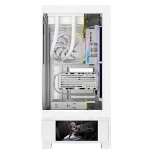 瑞熙 HALO-X Pro ATX 游戏电脑机箱带液晶显示屏 240 360 水冷 ATX 游戏电脑机箱带屏幕立方体 - Product Image 5