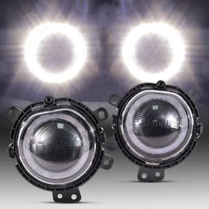 Feux antibrouillard avant LED 6000 lm pour véhicule Wolf Lake Mini F54 F55 F56 avec anneau halo - Product Image 5