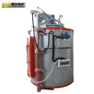Horno de tratamiento térmico de inducción de carburación de gas tipo pozo industrial de marca China a la venta