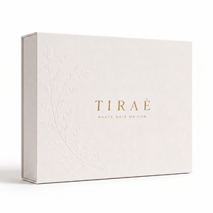 Boîte de rangement pour perruques avec impression de logo personnalisée, prix d'usine, boîte cadeau en papier pour cheveux, boîte à double tiroir pour cheveux - Product Image 3