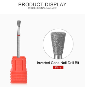 KADS Fraise à ongles en acier au tungstène pour cuticules, diamantée, 3/32'', outil rotatif professionnel pour manucure, pour le retrait du vernis gel - Product Image 3