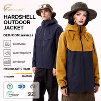 Fournisseur OEM ODM, veste d'extérieur imperméable, coupe-vent, respirante pour hommes, veste de randonnée, de camping, de pluie, légère et pliable