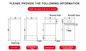 Tùy chỉnh in ấn logo rõ ràng trong suốt Quà Tặng quần áo bao bì túi Cookie nhựa giấy bóng kính OPP tự dính Túi - Product Image 6