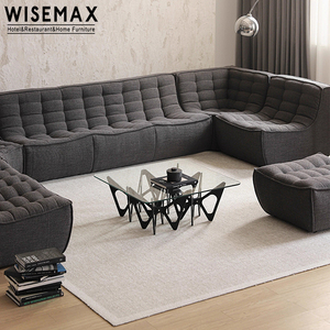 Wisemaxfurniture ý Bàn cà phê thủy tinh Mesa de Centro Para Sala Thiết kế phòng khách vuông bướm bên Cocktail bảng - Product Image 6