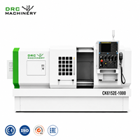 Tour à métaux horizontal CNC à lit plat CK6152 de 1,5 m, robuste, avec contrôleur GSK, haute précision