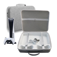 Sac de rangement pour console PS5 Slim PS5 Étui rigide portable en EVA pour accessoires complets Organisateur de transport de voyage étanche et antichoc