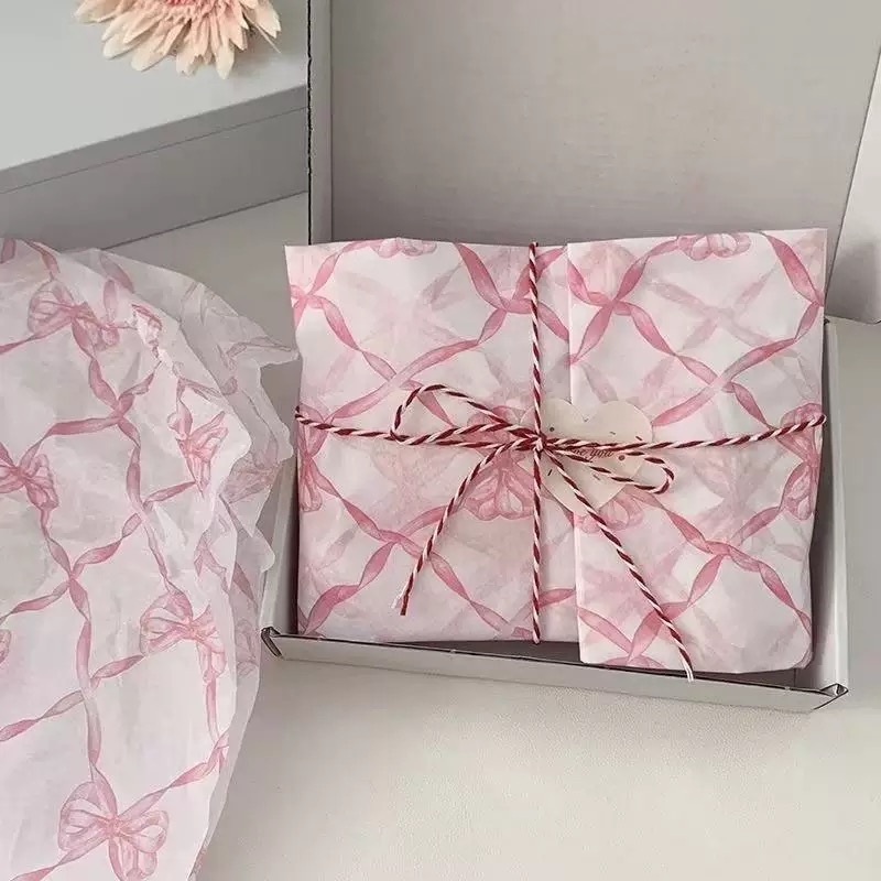 Wholesale Brand Logo Printed 17g Wrapping Paper/Tissue Wrapping Papers for Gift Packing