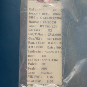 Medidor de Flujo Digital Celerity Unit UFC-8565 90SCCM N2, Medidor de Gas de Acero Inoxidable - Product Image 3