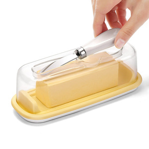Boîte à beurre avec couteau, rectangulaire, hermétique, de qualité alimentaire, pour la cuisine - Product Image 5