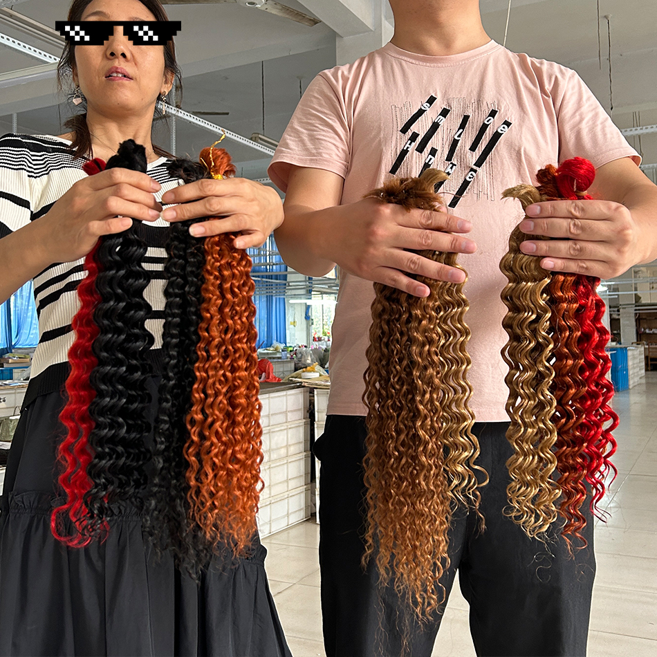 Brazilianisches Natur-Natur-Haar zum Zöpfen Großhandel Natur-Zöpfhaar kein Weft-Zöpfen Naturhaarverlängerungen