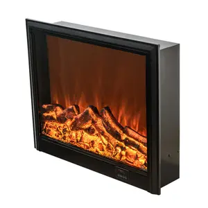 2023 Wholesale Electric Fireplace Wall Mounted Free Standing Decorative Light Electric Fireplace Heater