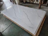 Panneaux muraux classiques modernes en PVC imitation marbre, antistatiques, ignifuges et imperméables pour villas, commerce et applications de design graphique