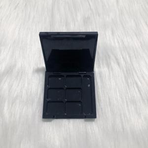 Six Color Eyeshadow Palette <b>Empty</b> <b>Box</b> Pressed Powder Cosmetic Packaging DIY Swatch Tray With Cover - Product Image 2