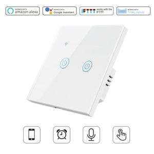 Interrupteur mural intelligent X329 1/2/3/4 Gang Tuya Google Home/hôtel à détection tactile Wifi+BLE - Product Image 3