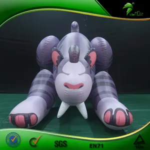 <span class=keywords><strong>Tigre</strong></span> gonflable couineur transportable, jouet à Air pour la piscine, bâton dentaire, animaux - Product Image 3