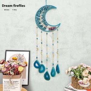 2025 nouvelle <span class=keywords><strong>pierre</strong></span> de cristal d'agate naturelle capteur de rêves haut de gamme arbre vie carillon éolien suspendu décoration <span class=keywords><strong>pierre</strong></span> précieuse pour chambre luxueuse - Product Image 5