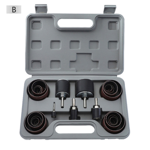 Carpintería Drive Spindle Lijado Tambor Lijadora Kit <span class=keywords><strong>de</strong></span> herramientas Pulido Limpieza Ruedas Cabeza Tambor abrasivo Lijadora Mangas Set - Product Image 5