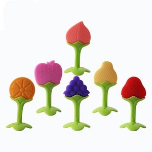 <span class=keywords><strong>Mordedor</strong></span> de Silicona Suave, Impermeable, Fácil de Limpiar, con Forma de Girasol, para Bebés y Niños - Product Image 4