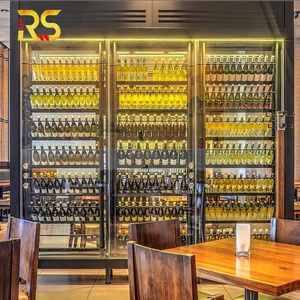 رف فاخر مزخرف حديث من فوشان بتصميم فاخر من الفولاذ المقاوم للصدأ للمطعم رف حامل - Product Image 6