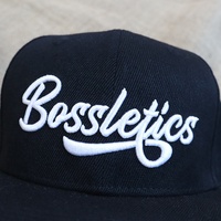 Gorras Personalizadas de Alta Calidad al por Mayor, Gorra Deportiva de Moda Casual de 6 Paneles con Visera Plana Negra y Cierre a Presión para Hombre