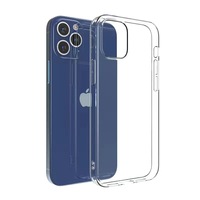 Étui de téléphone portable transparent en TPU souple ultra fin, résistant aux chocs et à l'eau, design 3D, pour 16 Pro Max, Donewell
