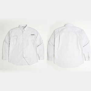 Oem Men'S Fishing Shirt Plus Size Long Sleeve Performance Nylon Uv Protection Gots Certified Custom Logo Outdoor Private Label - Product Image 2