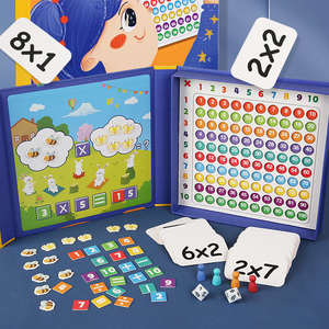 Table <span class=keywords><strong>de</strong></span> <span class=keywords><strong>multiplication</strong></span> Montessori pour enfants pour <span class=keywords><strong>les</strong></span> opérations mathématiques <span class=keywords><strong>jeu</strong></span> éducatif précoce mathématiques aides pédagogiques jouets pour enfants - Product Image 1