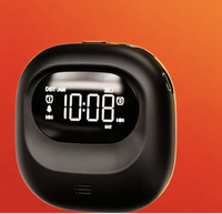 Réveil pour les gros dormeurs et les malentendants, avec vibreur de lit sans fil, batterie rechargeable 3000 mAh, chargement Type-C, double alarme 3
