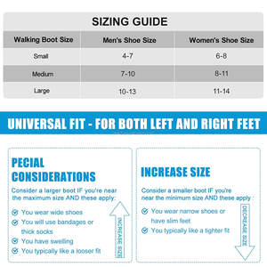 Botte de marche pour fracture de pied cassé, botte de marche <span class=keywords><strong>CAM</strong></span> pour cheville, botte orthopédique médicale - Product Image 3