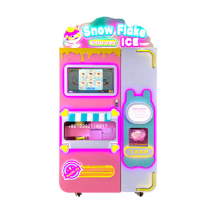 Máquina Expendedora de Hielo en Escamas Red Rabbit, Comercial, con Código QR, Tarjeta de Crédito, Pantalla Táctil, Capacidad de 12L, Hielo Raspado, Cono de Nieve - Product Image 2