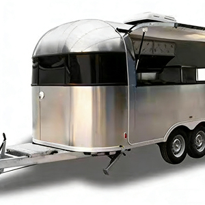 Chariot alimentaire portable avec plan de travail réglable, multifonctionnel pour la vente de café, de jus, de sandwichs et de fritures en ambulant - Product Image 1