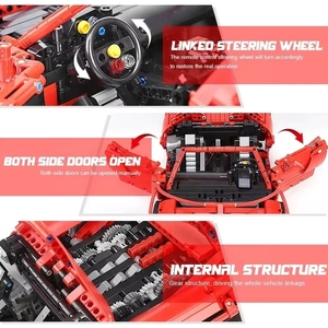 Vente flash : MOULD <span class=keywords><strong>KING</strong></span> 13048 <span class=keywords><strong>Voiture</strong></span> RC motorisée High-Tech Red Spider Super Modèle, blocs de construction, briques, jouets pour enfants - Product Image 4