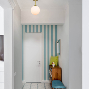 Almacén de EE. UU., envío gratis, lámpara colgante de techo de globo de cristal con iluminación semiempotrada de latón moderno para comedor - Product Image 5