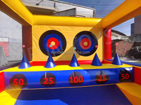 Jeu gonflable de cible de tir à l'arc de jeu gonflable extérieur de tir à l'arc pour le divertissement