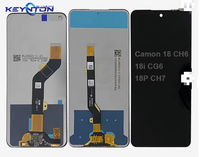 Pantalla LCD de Repuesto para Tecno Ch6 Ch7 Le6J Kg8, Pantalla LCD para Infinix Hot11s X6812 Camon 18
