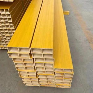 Высокопрочные композитные профили из стеклопластика FRP: балки H-образного сечения, I-образные балки из стеклопластика для строительства - Product Image 3