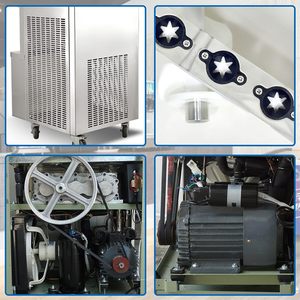 Shanyou垂直5フレーバーソフトアイスクリームマシン32ミックスフレーバーソフトサーブアイスクリームメーカー5つの形状のノズルを備えた高出力 - Product Image 4