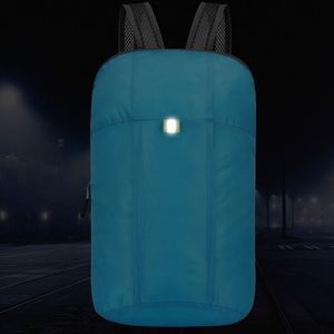 Promotion Custom Logo <b>Foldable</b> Reflective Safe Travel <b>Backpack</b> WaterResistant Lightweight Dual Compartment - Product Image 2