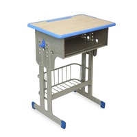 Ensemble table et chaise d'école modernes en fer pour enfants, réglables, multifonctionnels, pour une utilisation collaborative dans le salon