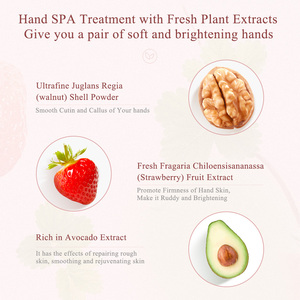 Masque pour les mains à la fraise éclaircissant et hydratant BREYLEE Private Label, gants exfoliants pour les mains - Product Image 4