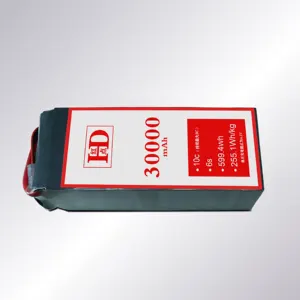 22.2V 30000mAh 275wh/kg 30Ah6S סוללת מצב מוצק ליתיום יון יצרן HD מל""ט כוח מזל""ט מל""ט קבוע רוח Vtol מולטי רוטור