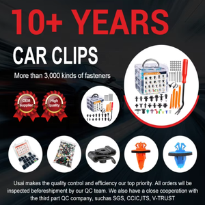 Fixations de tapis de voiture USAI, clips de panneaux de véhicule, goupilles de fixation automobile, rivets à pression en plastique, clips de panneaux de porte de voiture, attaches de panneaux intérieurs - Product Image 6