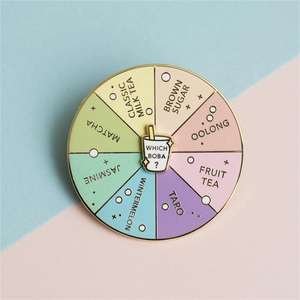 Fabriqué en Chine Usine Spinner Personnalisé Fabrication Choisissez <span class=keywords><strong>Quel</strong></span> Boba Spinning Personnalisé Émail Dur Pin Badge pour Jeux Cadeau - Product Image 5