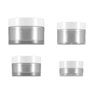Tarros de plástico transparentes de pared gruesa de 10g, 20g, 30g <span class=keywords><strong>para</strong></span> crema facial, ojos, mantequilla corporal, bálsamo labial, exfoliante y maquillaje. - Product Image 5
