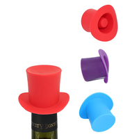 Bouchon en silicone multi-couleurs pour bouteille de vin, hermétique, anti-poussière, de qualité alimentaire, écologique, anti-fuite, pour boissons