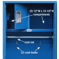 Armoire en métal moderne avec serrure à came, adaptée aux gymnases, aux écoles et aux appartements.