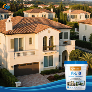 Haute qualité peinture murale extérieure époxy sol résine roche pierre carrelage lavé revêtement couleur sable Texture marbre lavage pierre peinture - Product Image 1
