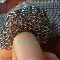 Cortina de Metal de Aluminio Dorado con Malla de Anillas de Acero Inoxidable, Tipo Malla de Cadena, Sin Soldadura o Soldada, Color Personalizado
