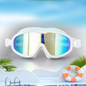 Lunettes de natation professionnelles pour adultes |   Lunettes de soleil de grande taille, anti-buée, étanches, haute définition, protection UV, haute qualité - Product Image 3