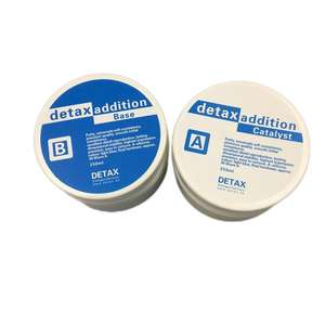 DETAX Matériau d'impression en silicone blanc et bleu pour l'oreille et l'audition Matériau d'impression d'oreille pour prothèse auditive de qualité supérieure - Product Image 1